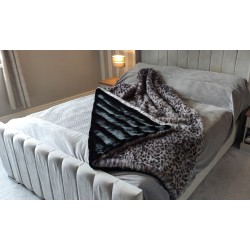 Luxury Chinchilla With Cream Lining - High Quality Super Deluxe Throw