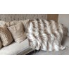 Beige Lynx With Cream Lining - High Quality Super Deluxe Throw