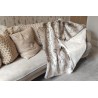 Beige Lynx With Cream Lining - High Quality Super Deluxe Throw