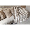 Beige Lynx With Cream Lining - High Quality Super Deluxe Throw