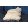 Luxury Cream Shaggy Deluxe Faux Fur Cushion Cover - Handmade - Sofa Pillow Case