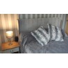 Luxury Sodes Lynx Grey & White Deluxe Faux Fur Cushion Cover - Handmade - Sofa Pillow Case