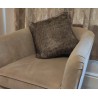 Luxury Grey Wolf Deluxe Faux Fur Cushion Cover - Handmade - Sofa Pillow Case