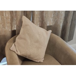 Luxury Cream Fleck Deluxe Faux Fur Cushion Cover - Handmade - Sofa Pillow Case