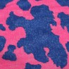 Cobalt,Cerise Multicoloured Faux Fur Fabric - AC 356 / YF54