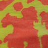 Flo Yellow/Tango Multicoloured Faux Fur Fabric - AC 356 / YF54