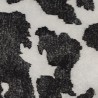 White, Black Multicoloured Faux Fur Fabric - AC 356 / YF54