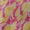 Cerise,Flavine,White Multicoloured Faux Fur Fabric - AC 356 / YF54