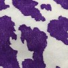 Purple,White Multicoloured Faux Fur Fabric - AC 356 / YF54