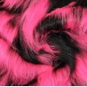 Cerise Black Cow Multicoloured Faux Fur Fabric - AC 356 / YF54