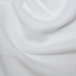 White Premium Anti-Pill Polar Fleece Fabric