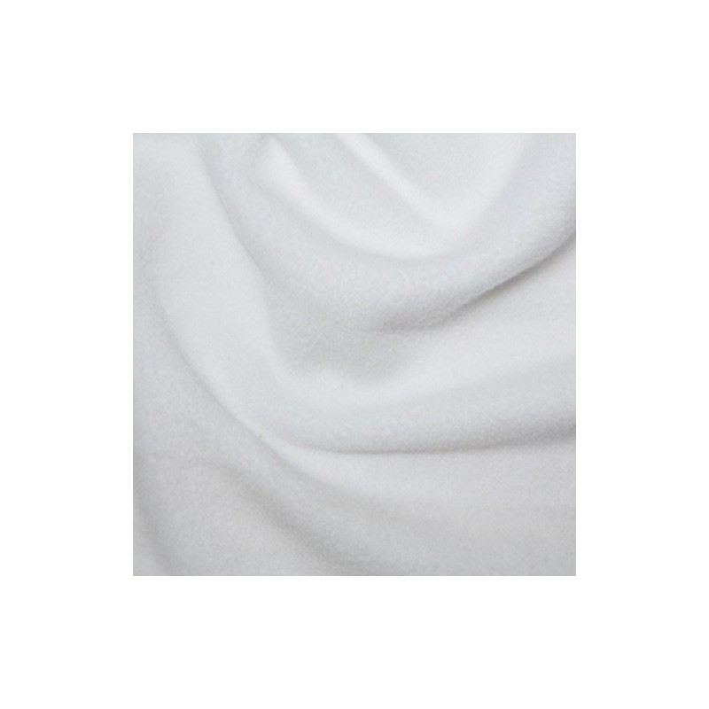 White Premium Anti-Pill Polar Fleece Fabric