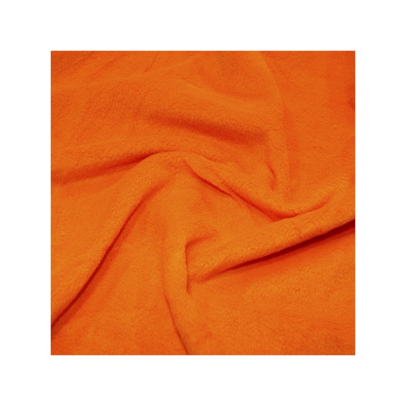 Flo-Orange Premium Anti-Pill Polar Fleece Fabric