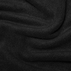 Black Premium Anti-Pill Polar Fleece Fabric