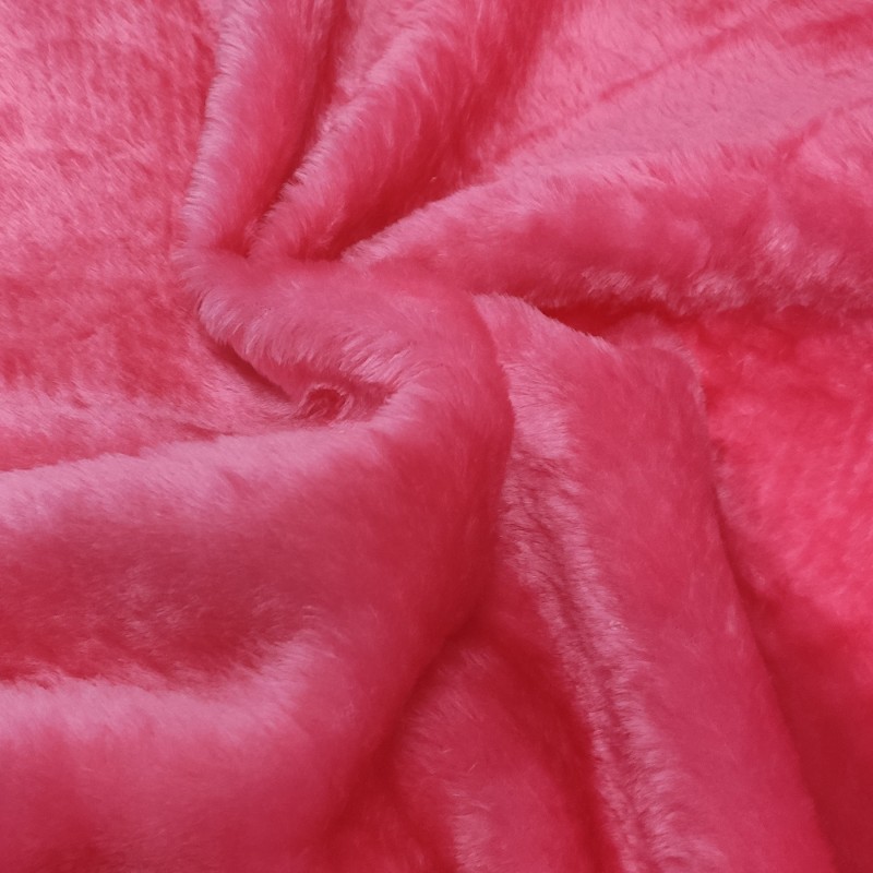 Pink Flamingo Premium Short Pile Faux Fur Fabric