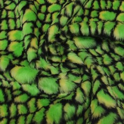 Dinosaur Jacquard Fur Fabric - R2 Quality