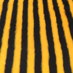 Bumble Bee Jacquard Fur Fabric - R2 Quality
