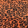 Tango Leopard Jacquard Fur Fabric - R2 Quality
