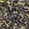 Flavine Leopard Jacquard Fur Fabric - R2 Quality