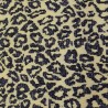 Flavine Leopard Jacquard Fur Fabric - R2 Quality