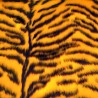 Gold Tiger Jacquard Fur Fabric - R2 Quality