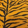 Gold Tiger Jacquard Fur Fabric - R2 Quality