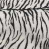 White Tiger Jacquard Fur Fabric - R2 Quality