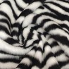 Zebra Jacquard Fur Fabric - R2 Quality
