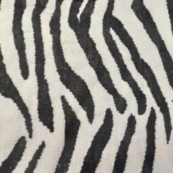 Zebra Jacquard Fur Fabric - R2 Quality