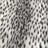 Snow Cheetah Jacquard Fur Fabric - R2 Quality