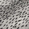 Snow Cheetah Jacquard Fur Fabric - R2 Quality