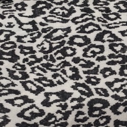 Snow Leopard Jacquard Fur Fabric - R2 Quality