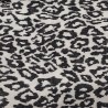 Snow Leopard Jacquard Fur Fabric - R2 Quality