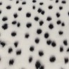 Dalmatian Jacquard Fur Fabric - R2 Quality