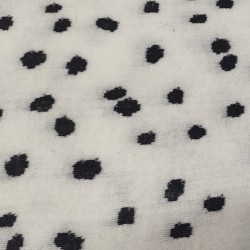 Dalmatian Jacquard Fur Fabric - R2 Quality