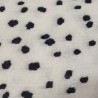 Dalmatian Jacquard Fur Fabric - R2 Quality