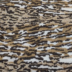 Ocelot Jacquard Fur Fabric - R2 Quality