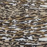 Ocelot Jacquard Fur Fabric - R2 Quality