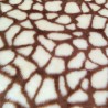 Giraffe Jacquard Fur Fabric - R2 Quality