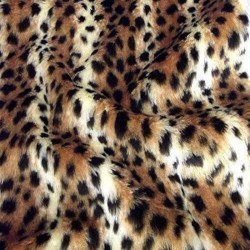 Baby Cheetah Jacquard Fur Fabric - R2 Quality