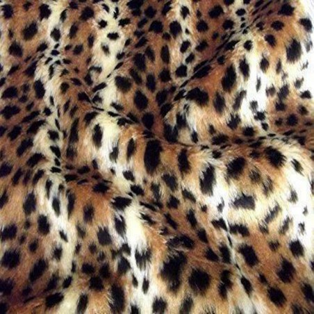 Baby Cheetah Jacquard Fur Fabric - R2 Quality