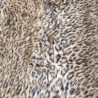 Baby Leopard Jacquard Fur Fabric - R2 Quality