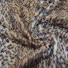 Baby Leopard Jacquard Fur Fabric - R2 Quality