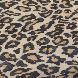Leopard Jacquard Fur Fabric - R2 Quality