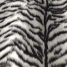 Grey Tiger Jacquard Fur Fabric - R2 Quality
