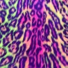 Neon Jaguar Jacquard Fur Fabric - R2 Quality