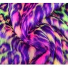 Neon Jaguar Jacquard Fur Fabric - R2 Quality