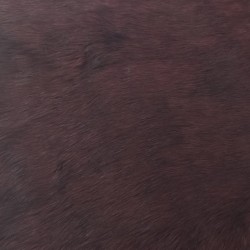 Super Deluxe Luxury Faux Fur Fabric Material - Dark Burgundy & Black