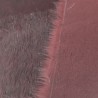 Super Deluxe Luxury Faux Fur Fabric Material - Dark Burgundy & Black