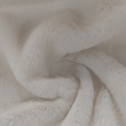 Super Deluxe Luxury Faux Fur Fabric Material - White Super Soft
